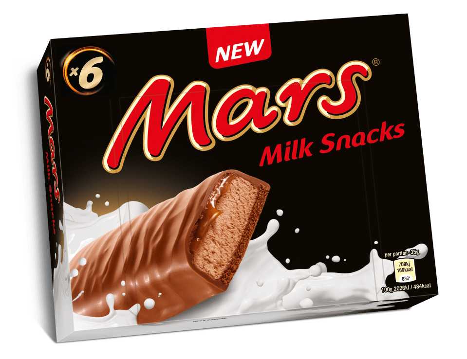  Mars' new Milk Snacks are available to buy from Asda on October 13