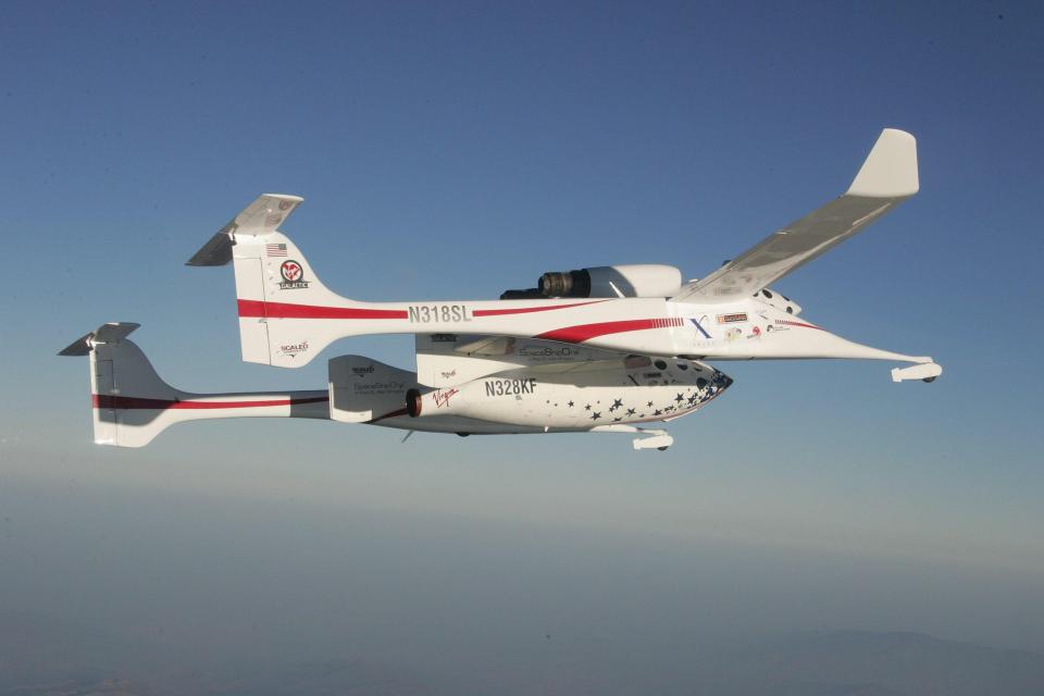  SpaceShipOne made its first successful journey into suborbital space in 2004