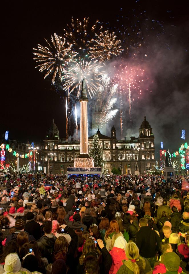  Glasgow holds a special ceremony each year to switch on the Christmas lights