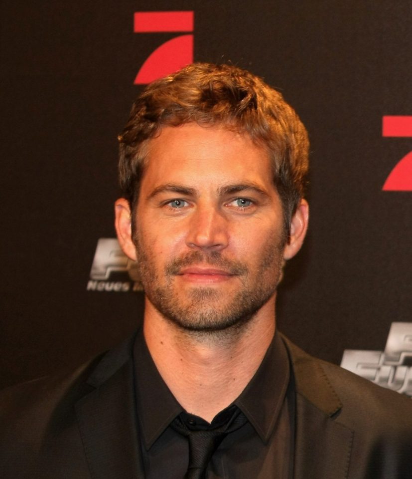  Paul Walker was killed in a car crash in 2013