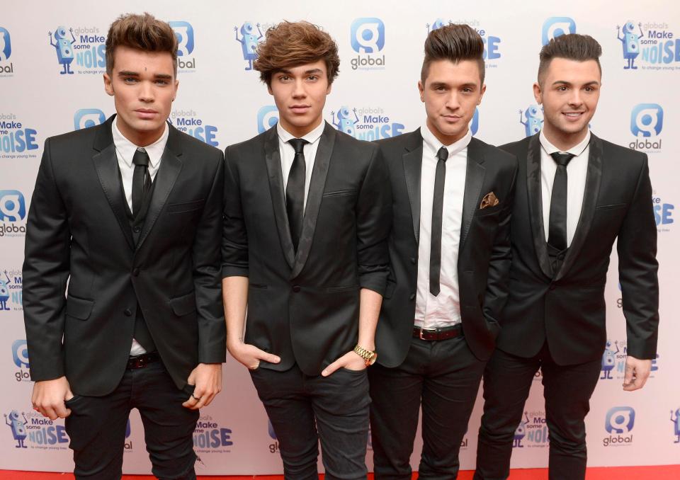  The original Union J line-up, with Josh Cuthbert, George Shelley, JJ Hamblett and Jaymi Hensley