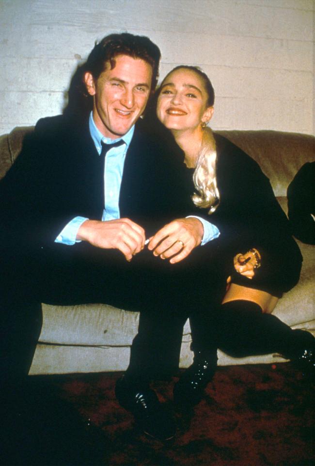 Sean Penn and Madonna