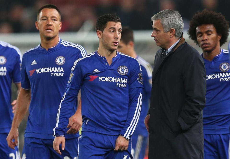  Eden Hazard says he was partly to blame for Jose Mourinho being sacked by Chelsea