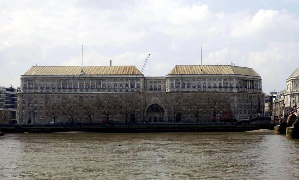  The MI5 building on Millbank, London as Cameron wrote there was a ‘long-standing’ secret policy to let security service agents break the law