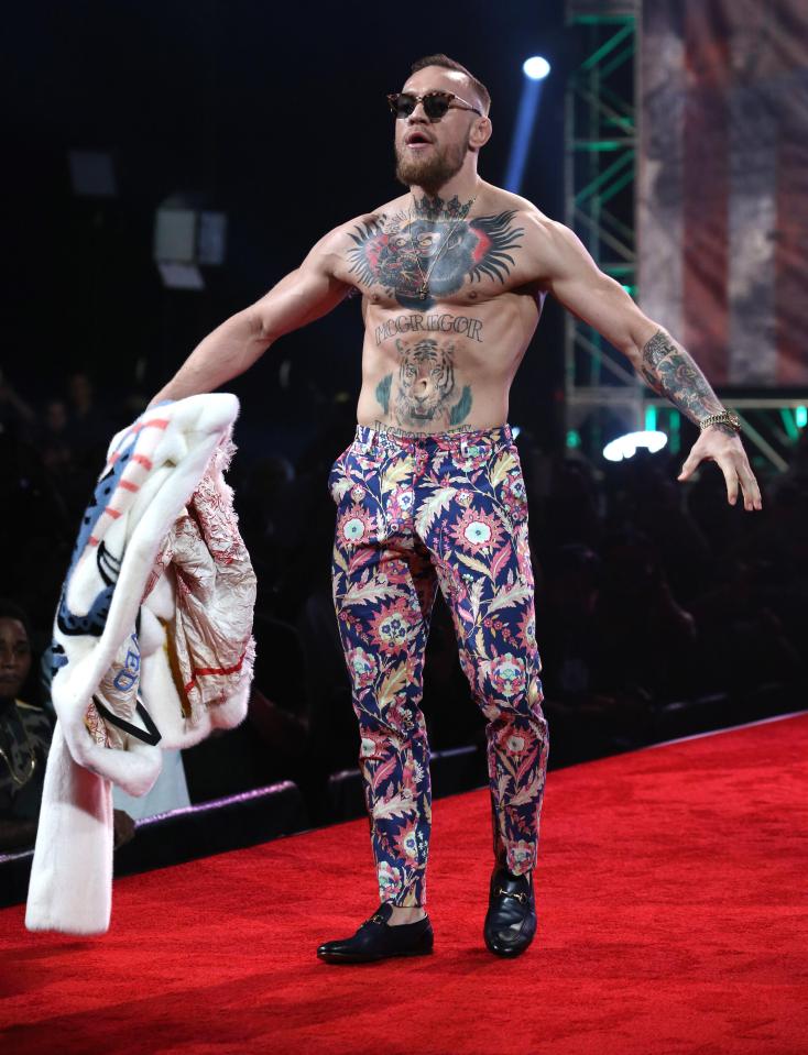  McGregor regularly spends tens of thousands on David August clothes - although the tailor advised him the fur coat was a bad move