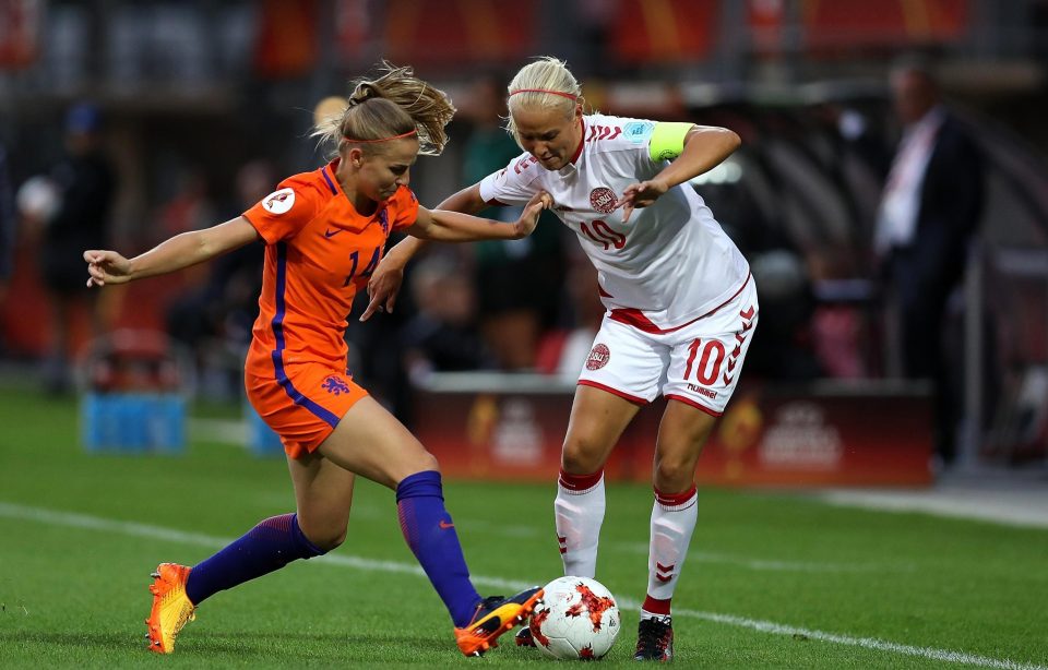  Pernille Harder is the Denmark captain and Wolfsburg striker