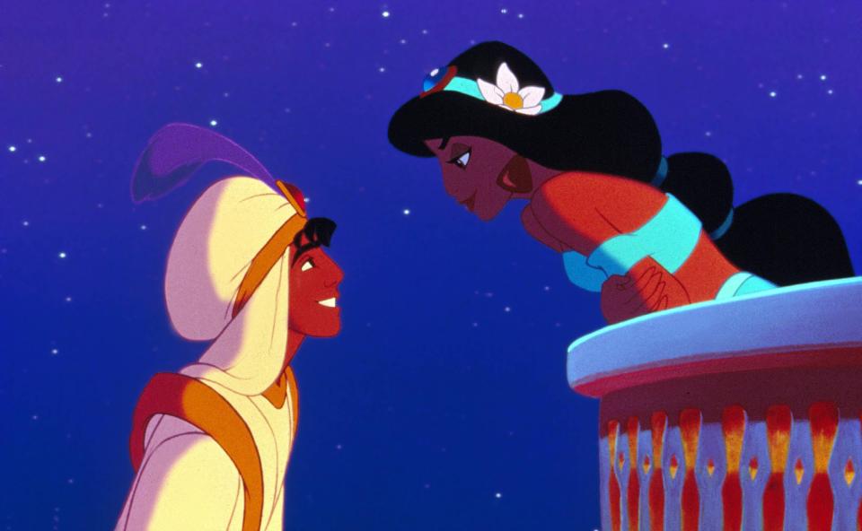  Princess Jasmine is feistier as a princess but still portrayed as a man's 'possession'