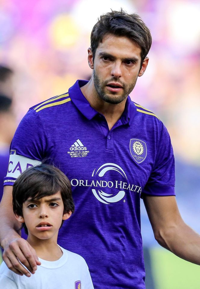  Kaka spent three seasons at Orlando City in the MLS before hanging up his boots