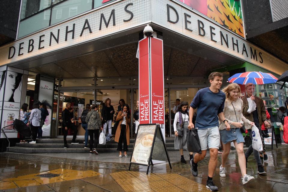  Debenhams are in hot water after losses of nearly £500million