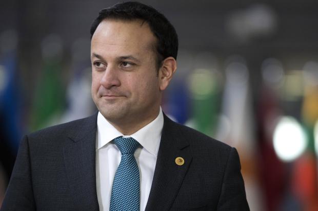 The Irish Prime Minister, Leo Varadkar, touches down in Brussels for talks with Michel Barnier and Donald Tusk