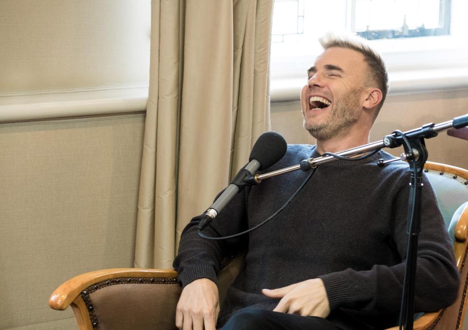  Happier than ever... Gary says he wants to carry on performing