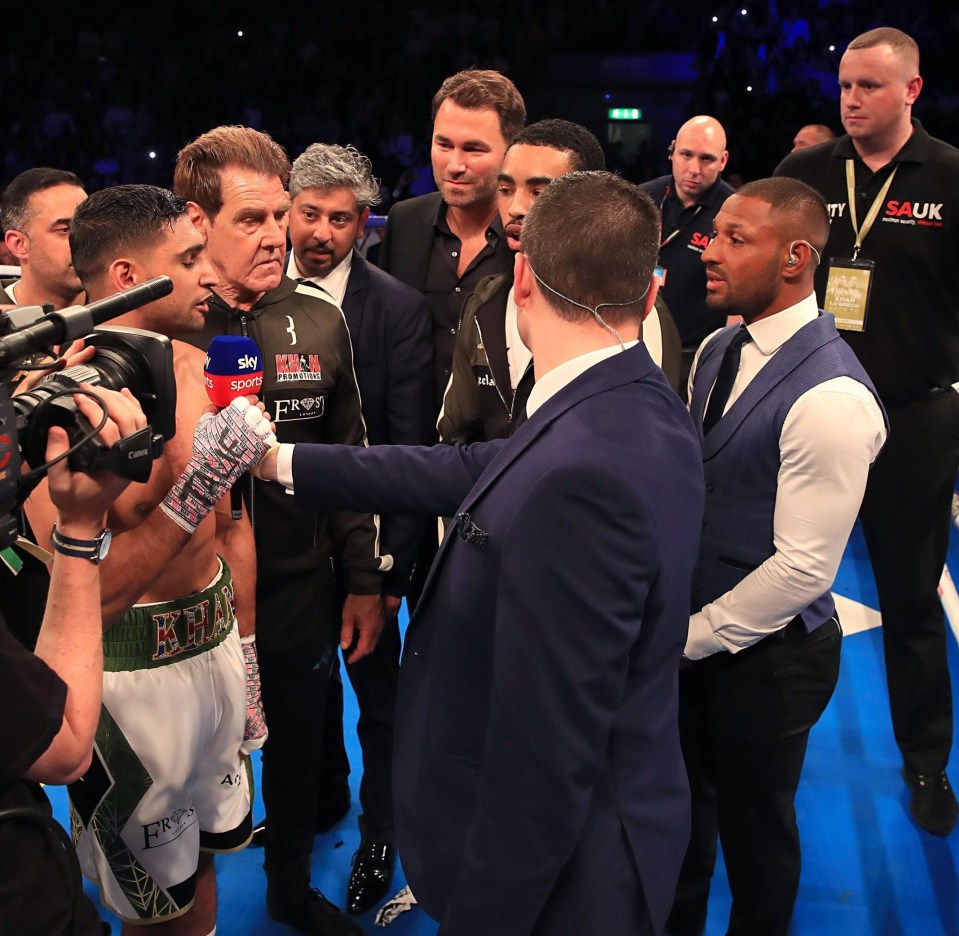 Khan and Brook met in the ring in April but are set to do battle in 2019