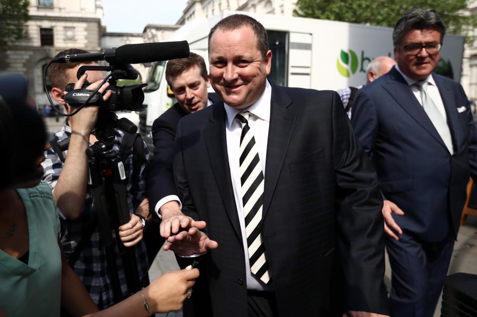  The 53-year-old is worth an estimated £2.8billion and also owns Newcastle United