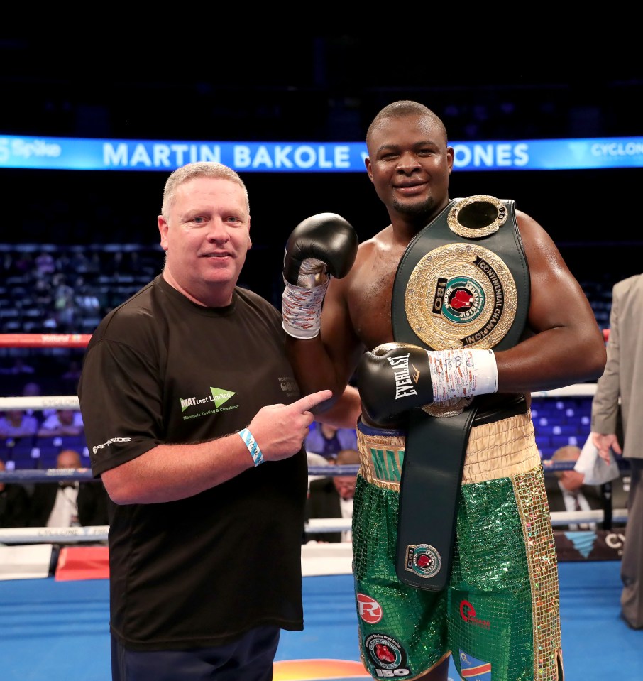  Bakole with his Scottish trainer Billy Nelson