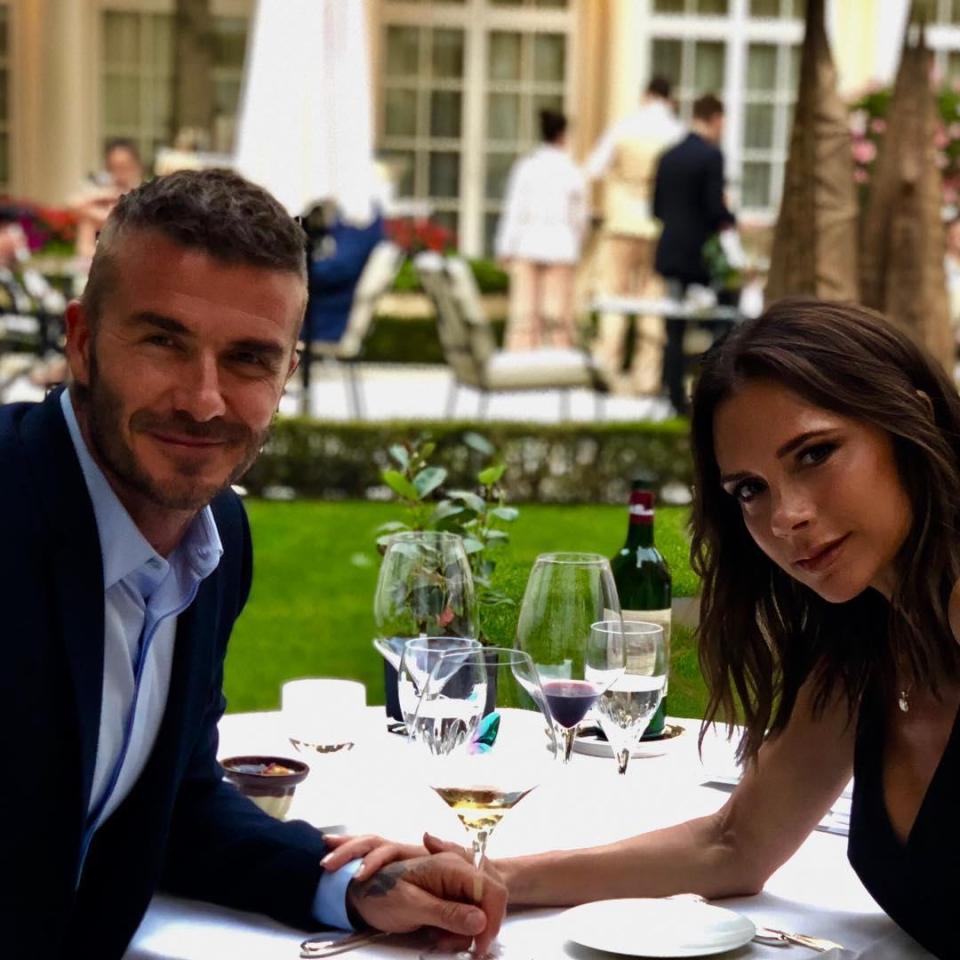  Victoria posted this Instagram snap on 4 July 2018 celebrating the Beckhams' 19th wedding anniversary in Paris