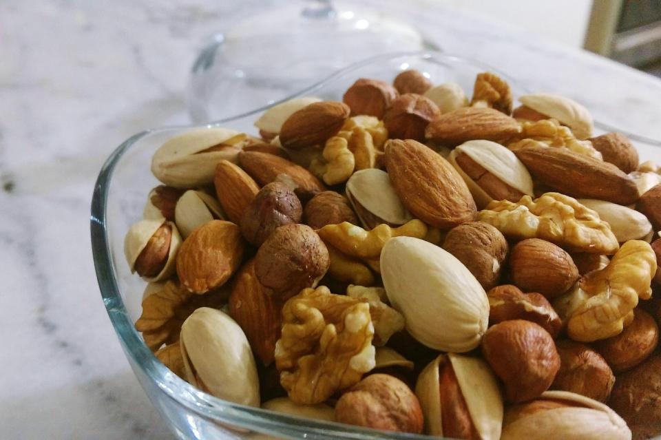  Nuts are also great for improving skin quality