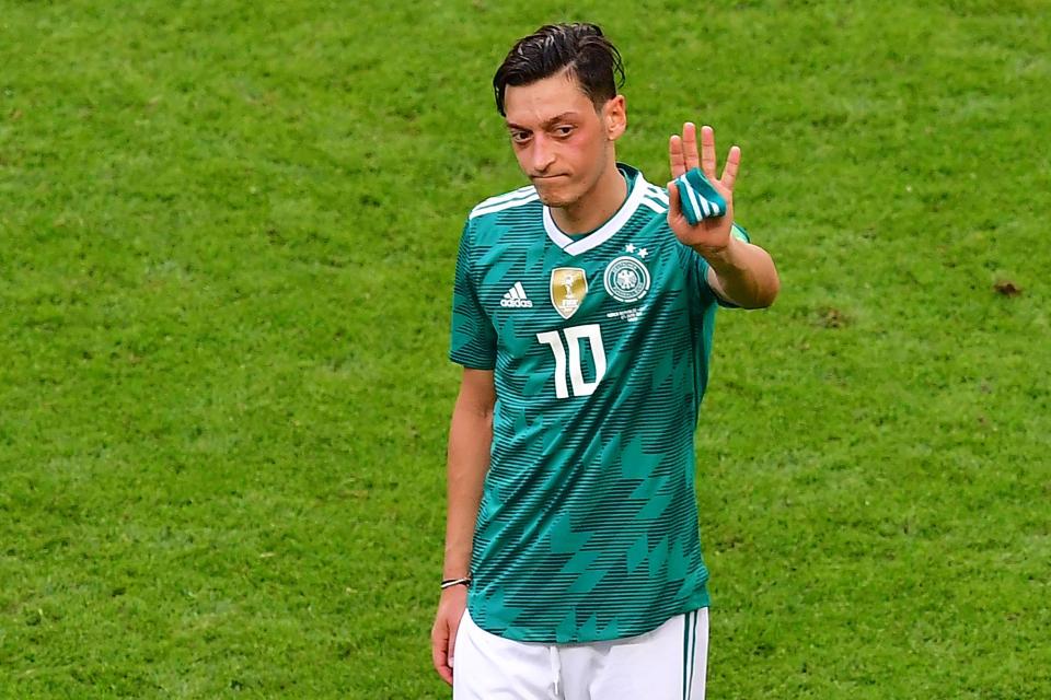  Ozil was made a scpaegoat after Germany crashed out at the group stages