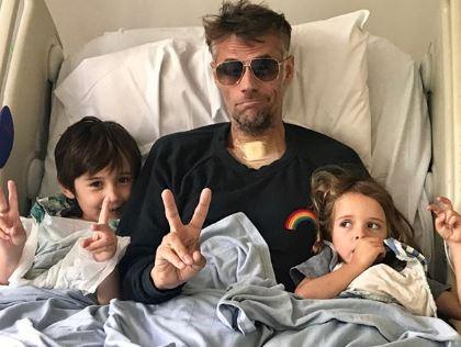  The father-of-two wasn't expected to survive the mystery illness