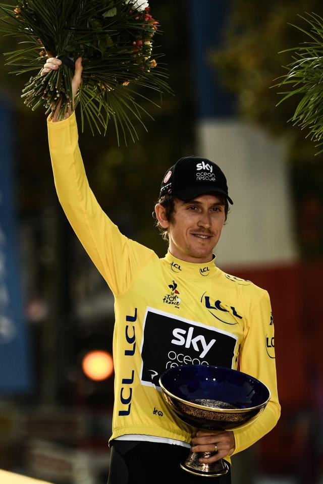  Geraint Thomas is pleading for the return of his Tour De France trophy, the Coupe Omnisports