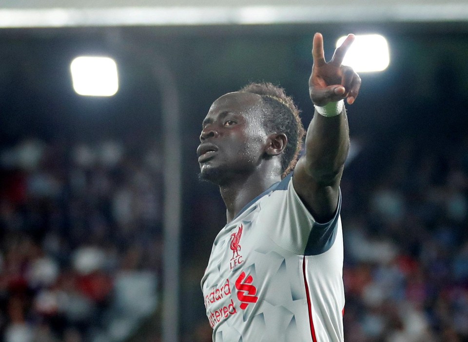 Sadio Mane has scored four goals for the Reds this season