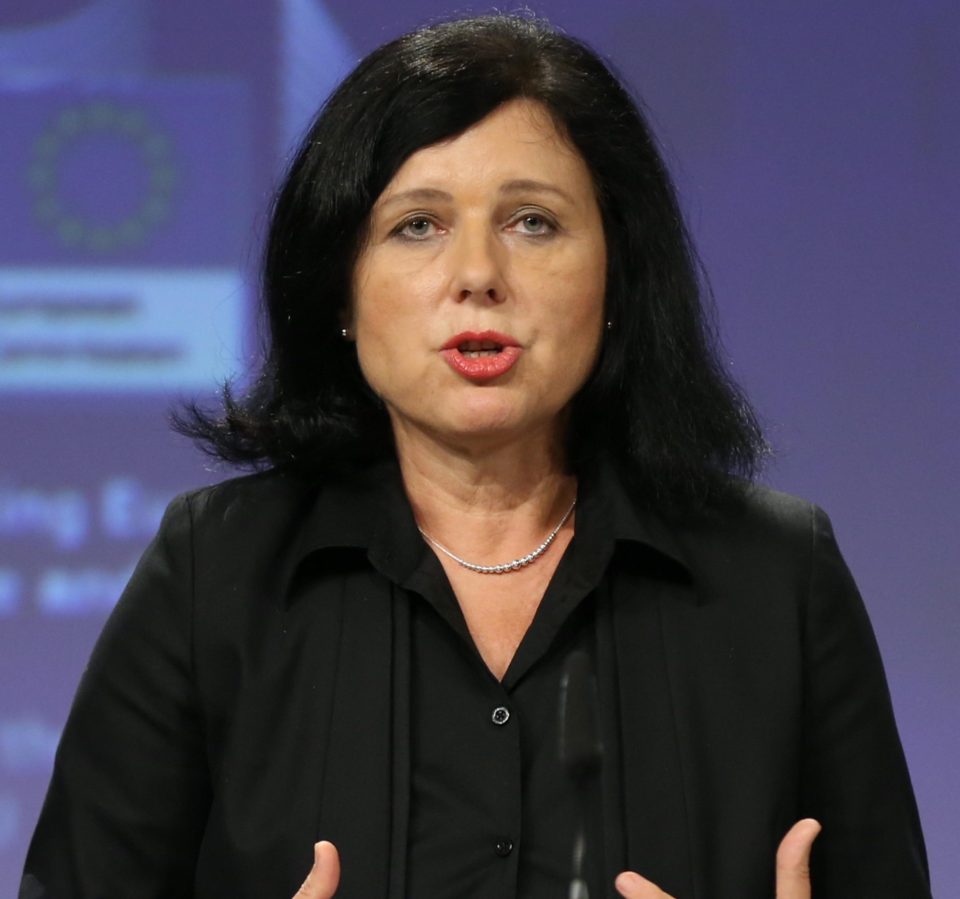  EU Justice Commissioner Věra Jourová has warned of the threat to security for the whole of Europe