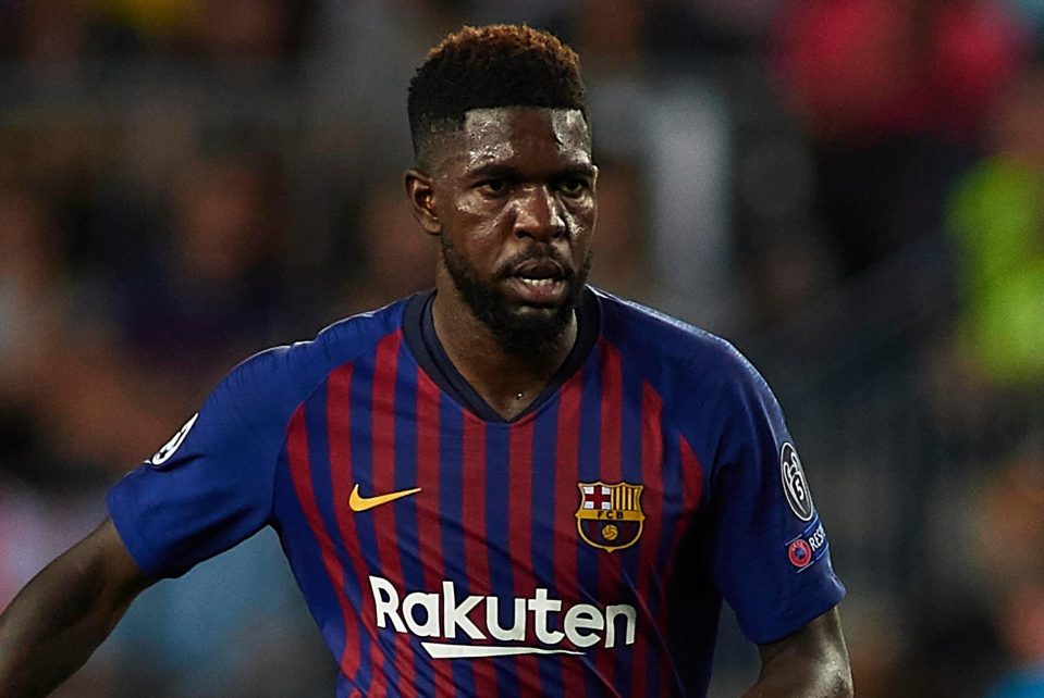  The likes of Samuel Umtiti are out of action for a while