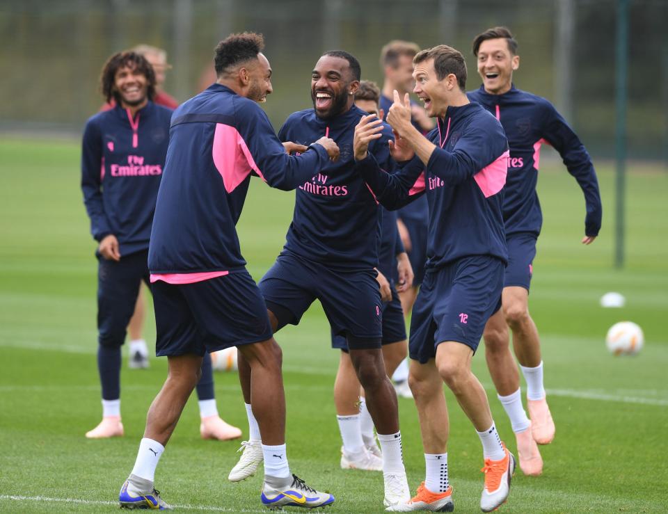  The Arsenal squad have been asked to perform at higher intensity in training to replicate match situations