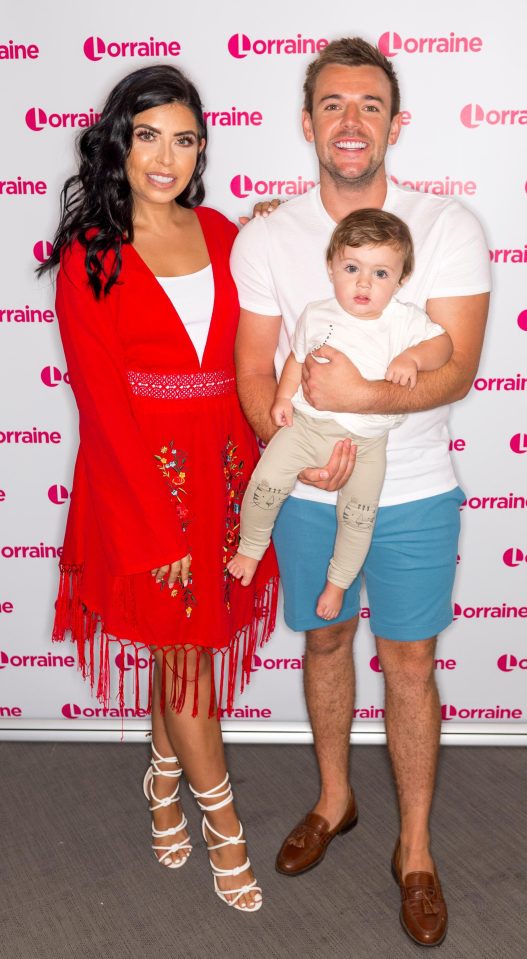  Cara De La Hoyde and Nathan Massey, here with their 10-month-old son Freddie, are in talks to get their own reality TV show