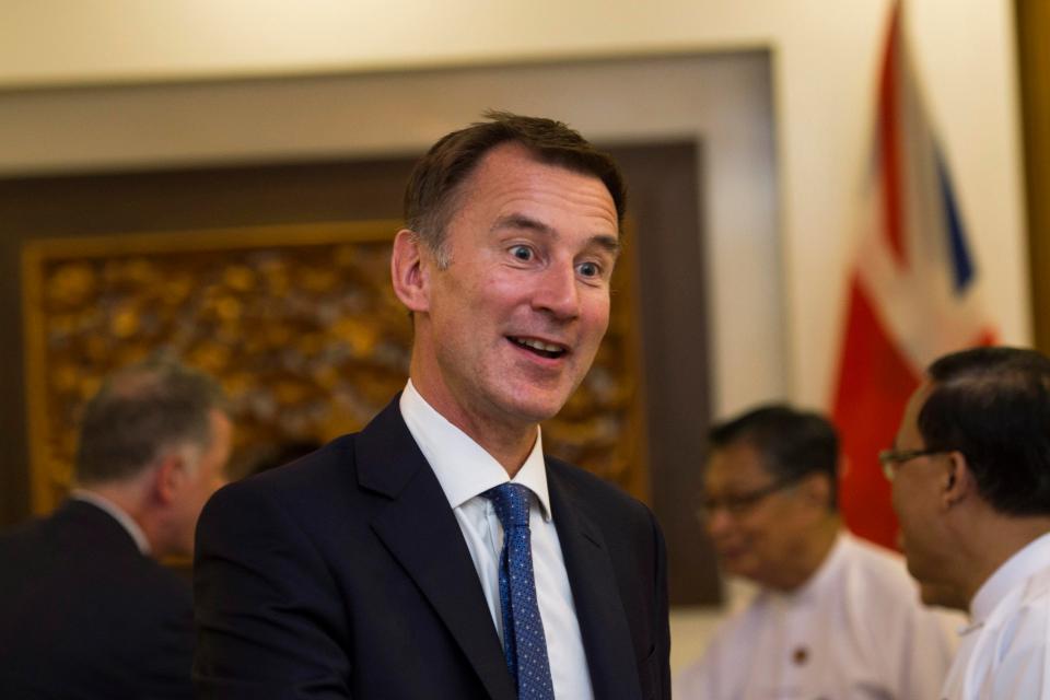  Foreign Secretary Jeremy Hunt is the first UK minister to deliver a speech entirely in Japanese during an official visit to Tokyo