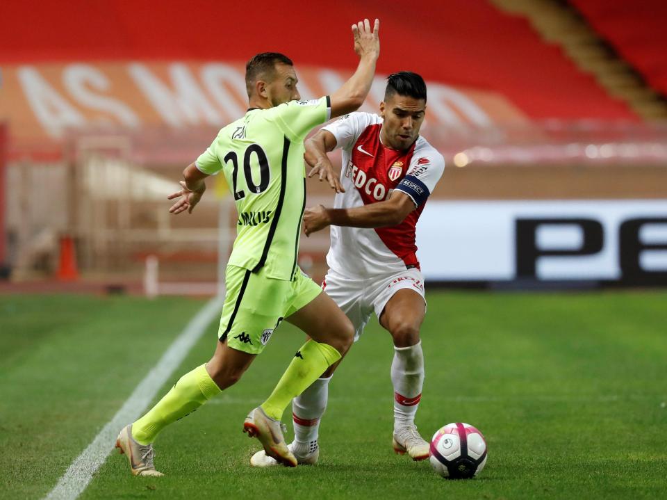  Falcao has been back in action with Monaco after the summer's World Cup in Russia