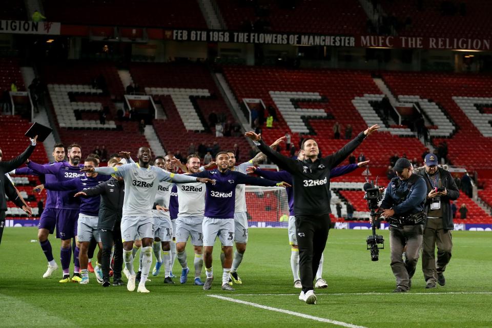  Lampard led Derby to a famous win at Old Trafford