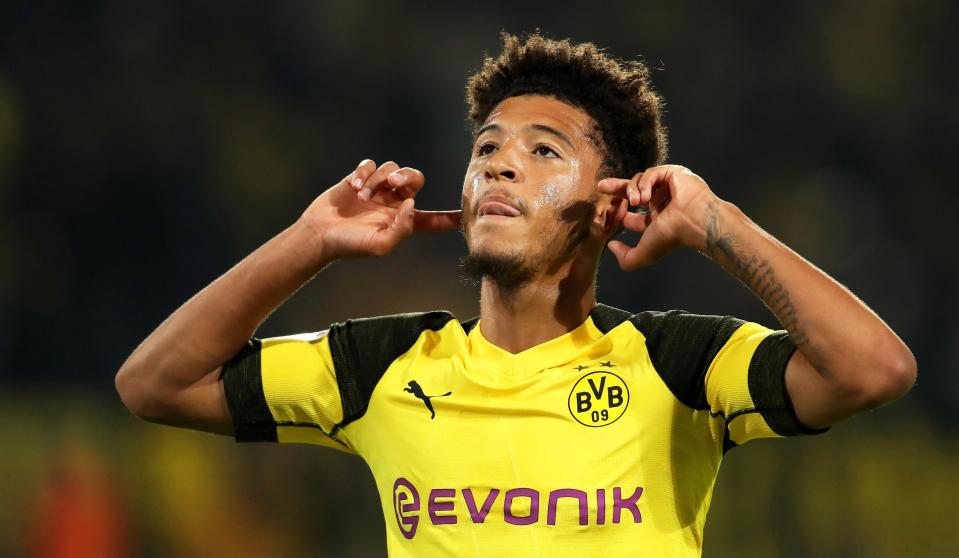  Jadon Sancho has signed a new deal at Borussia Dortmund until 2022