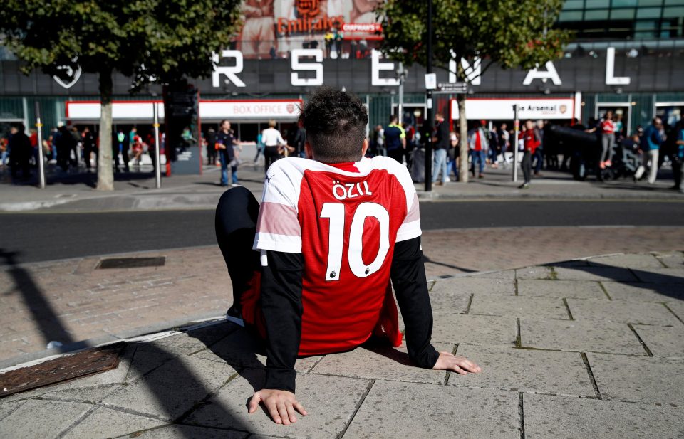  Mesut Ozil's No10 Arsenal shirt is the most popular, according to club sales