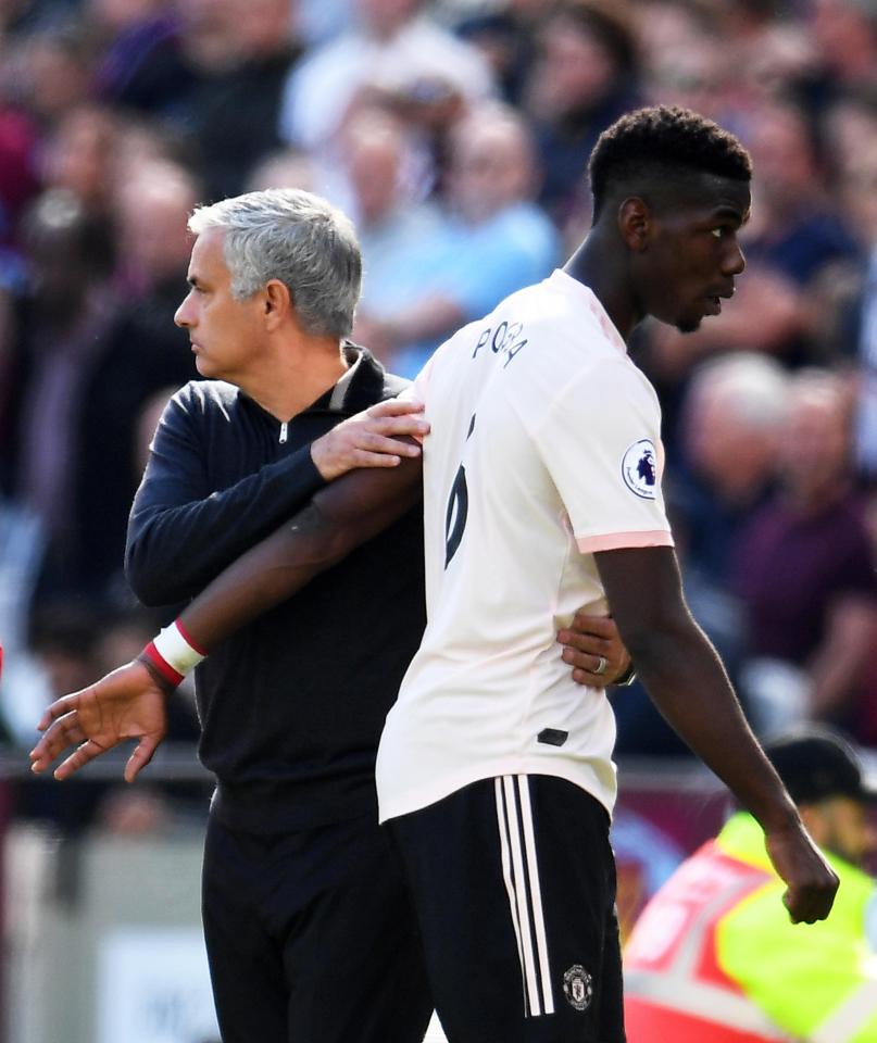 Paul Pogba and Jose Mourinho have warred with each other this season