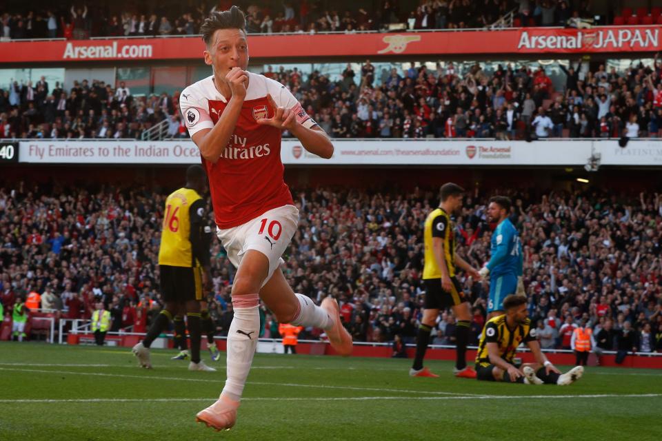  Mesut Ozil is Arsenal's top earner - and fan-favourite