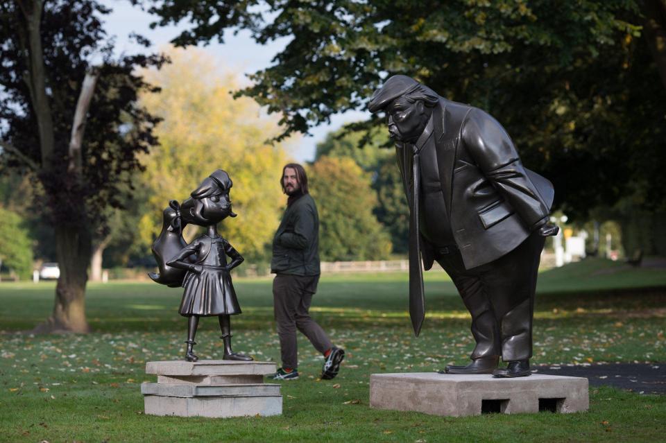  The statue can be seen for a few weeks in Great Missenden