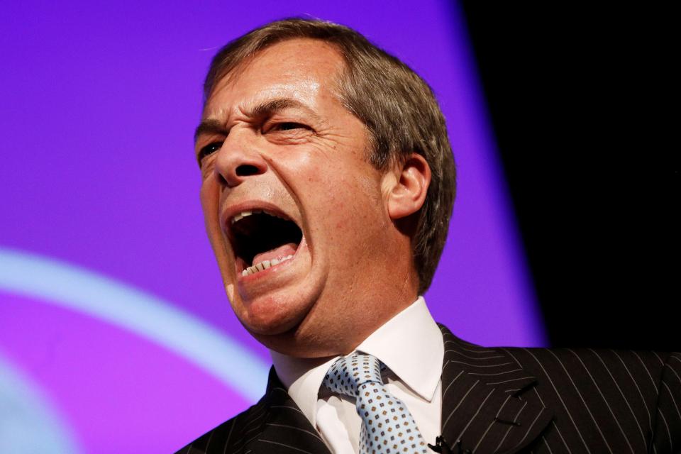  Ex Ukip Leader, Nigel Farage has asked Mrs May to 'bite [Mr Tusk's] hand off'