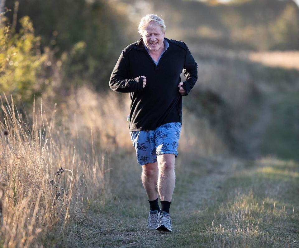  Ex-Foreign Secretary was pictured out for a jog in Oxfordshire while the rest of the Tory party is at the annual conference in Birmingham