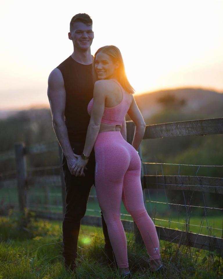 Ben and his girlfriend Robin Gallant, who is a Gymshark brand ambassador