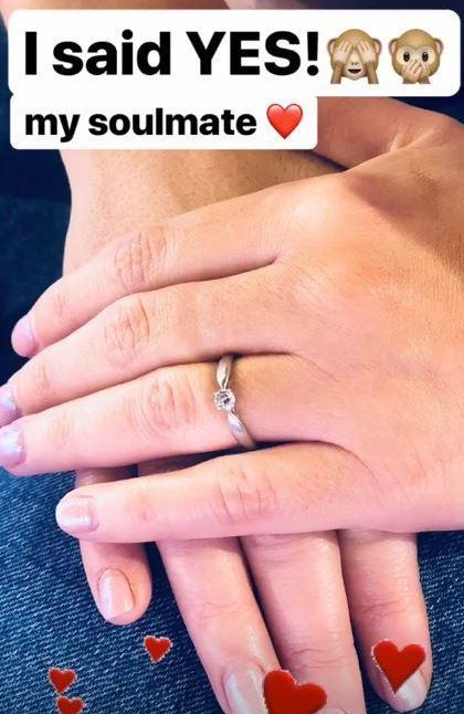 Dani appeared to confirm her engagement to Jack on Instagram this morning above) but later revealed it was a joke orchestrated by Capital FM host Roman Kemp