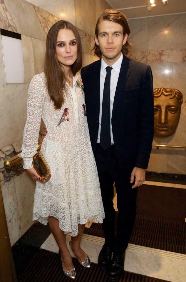  Knightley married her rock star boyfriend James Righton in 2013