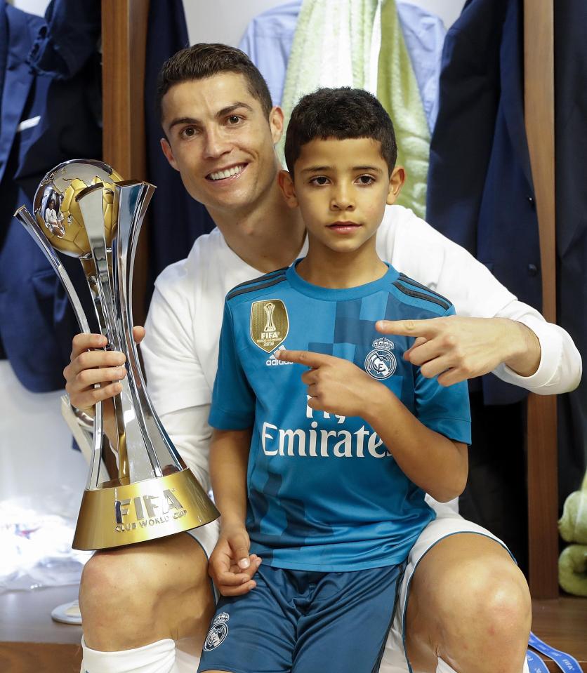  Ronaldo's eldest son, Cristiano Jr, was born to an unknown American waitress