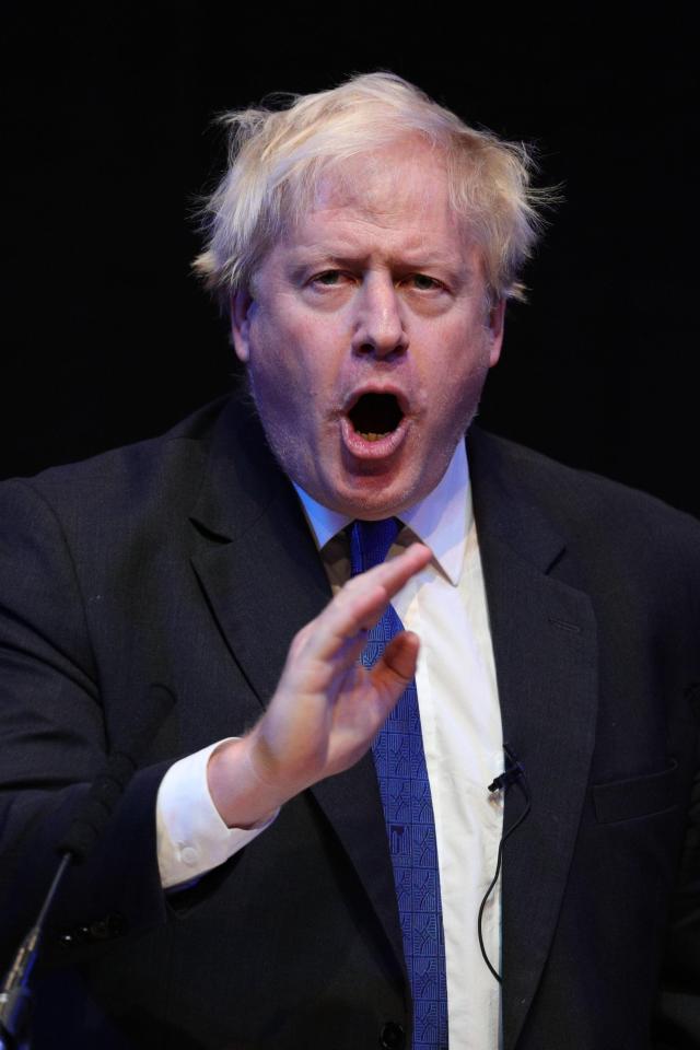  Boris told a hall of 1,500 activists that Mrs May should 'chuck Chequers' because it amounts to 'cheating' the people of Britain