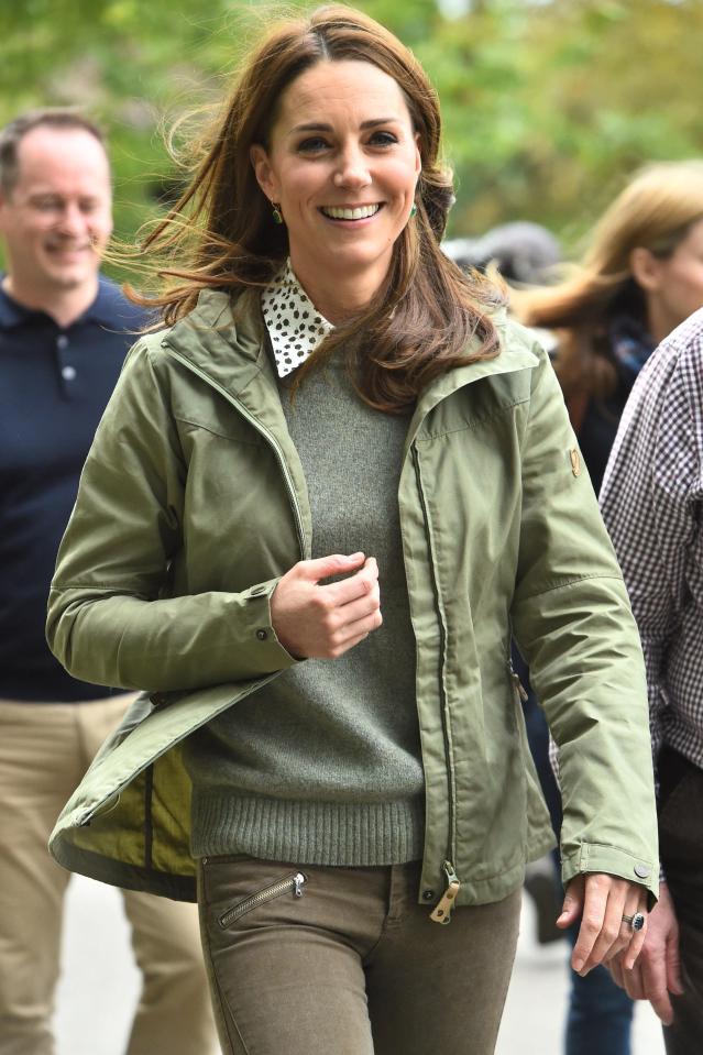  The school trip was her first solo outing since the birth of Prince Louis