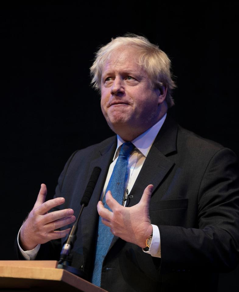  Boris Johnson said that UK taxes should be lower, not higher- a jibe towards the Chancellor