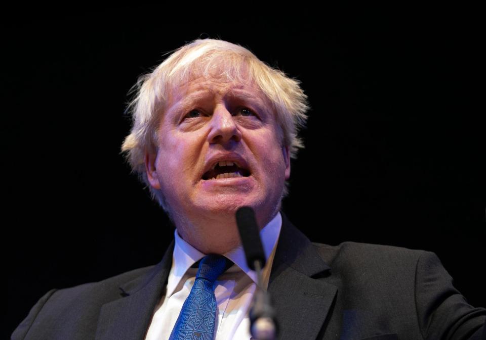  Boris Johnson's speech got the crowd on their feet after a week of dull events