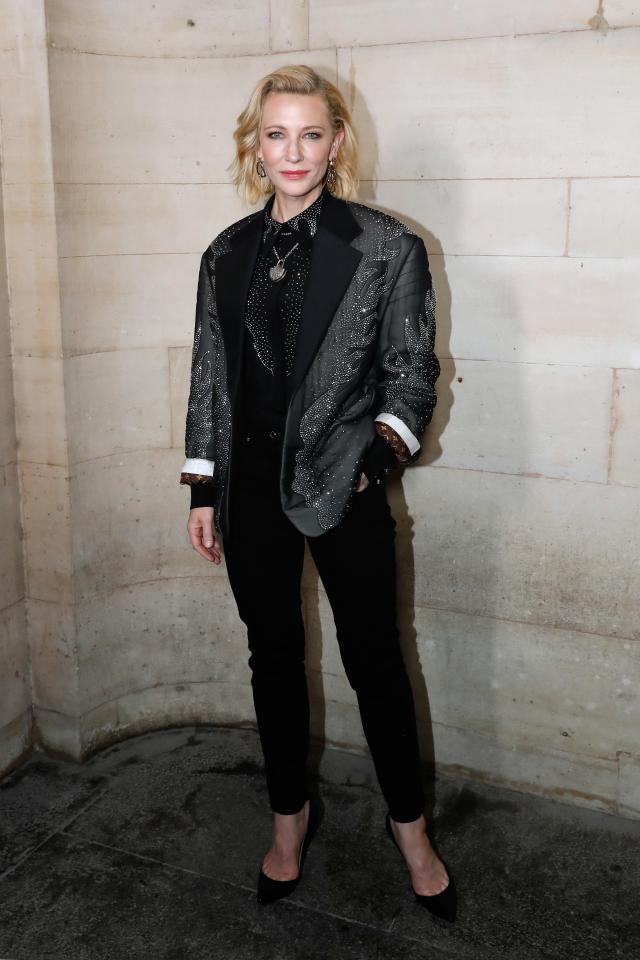  Cate Blanchett made a statement in an embellished oversized blazer