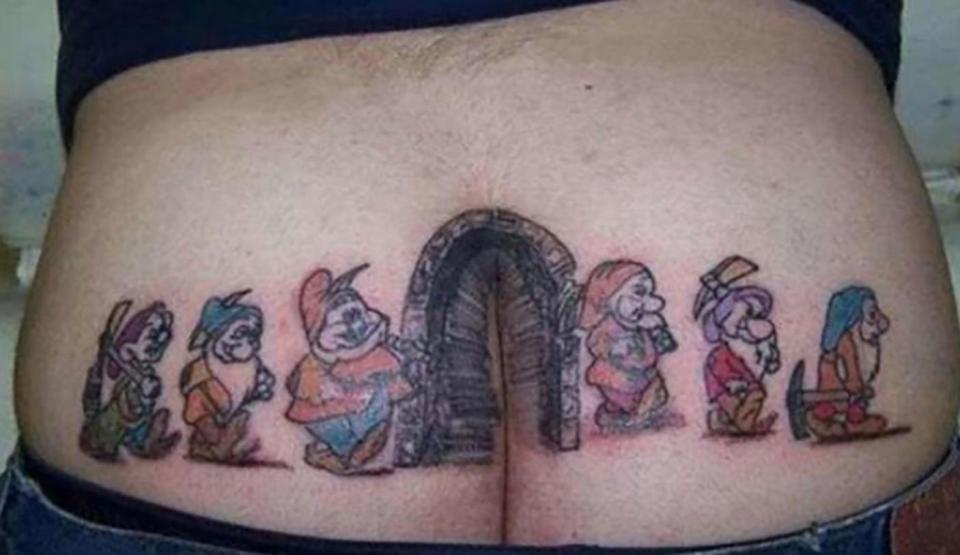  This disturbing image has now ruined innocent memories Snow White and the Seven Dwarfs...