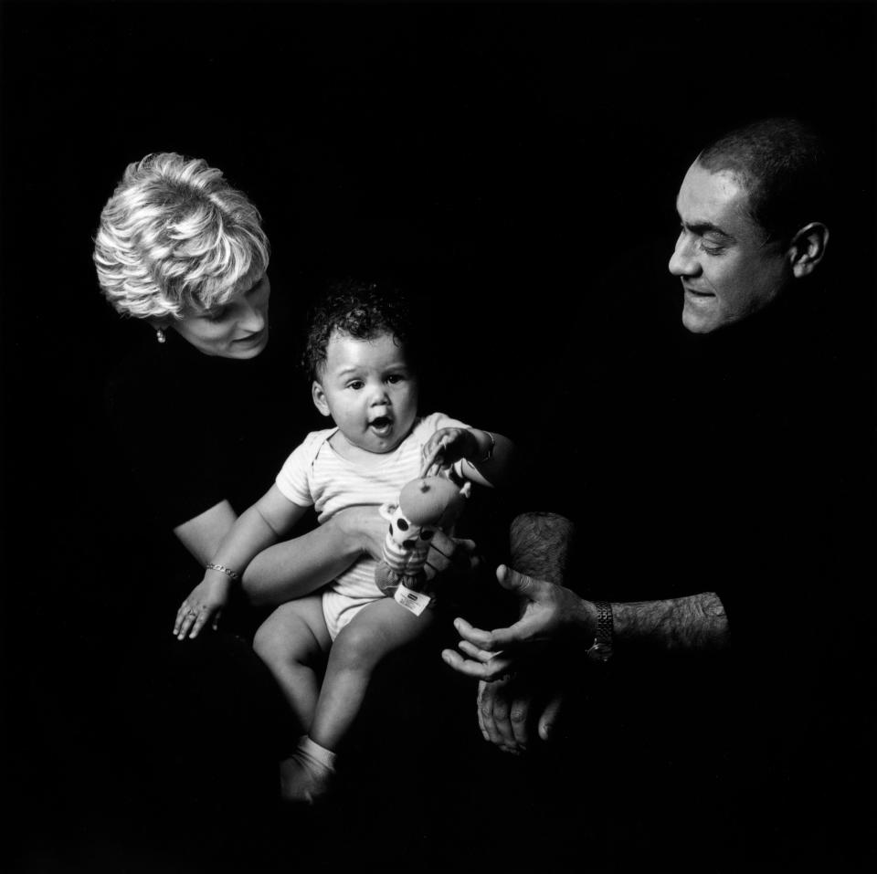  Alison Jackson's what-if image of Diana and Dodi along with their baby