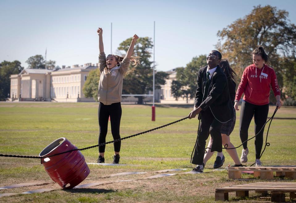 A Youth Leadership Forum at Sandhurst - where school students were invited for a free day of leadership training - is just an example of how the academy is embracing wider society